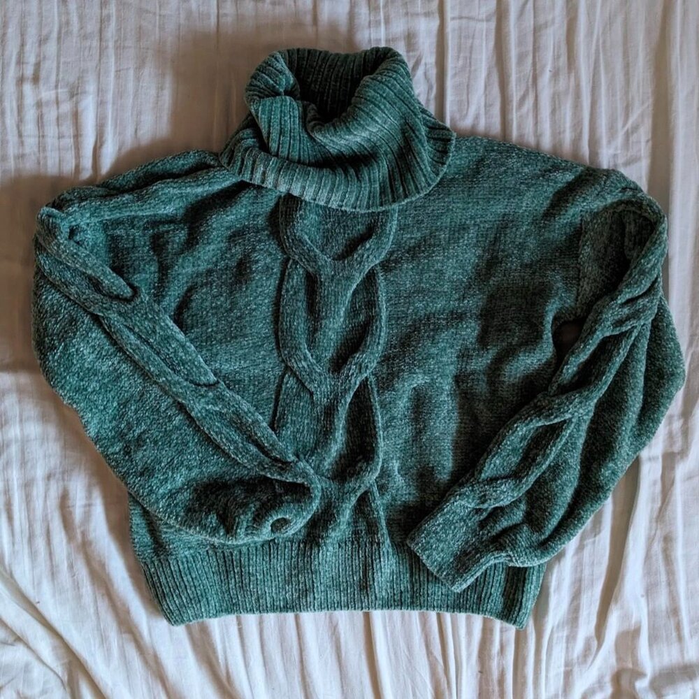 Hippie Rose Women's Green Jumper